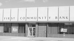 First Community Bank on May 4, 1989